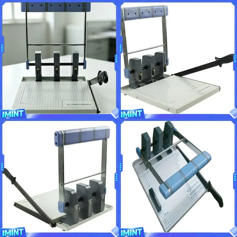 Paper Punch 3 Hole - WD-XD-250 เครื่องเจาะและตัดกระดาษแบบ 3 รู ใช้งานได้สองวัตถุประสงค์ เครื่องเจาะกระดาษและตัดกระดาษ