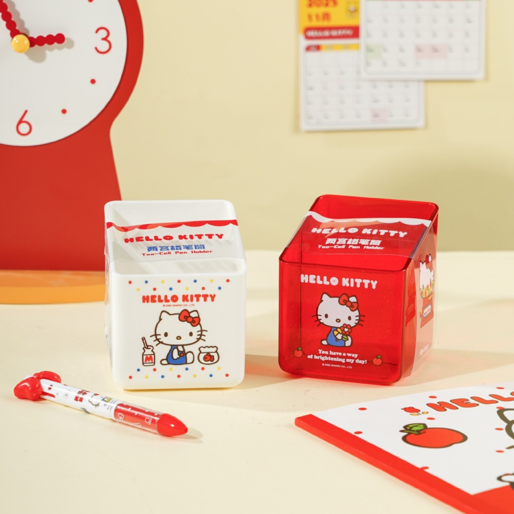 Office Supply Office Stationery Items - ของแท้ซานริโอ คาวาอิที่ใส่ปากกาเฮลโล คิตตี้ที่จัดระเบียบดินสอตั้งโต๊ะสำหรับโรงเรียนอุปกรณ์เครื่องเขียนสำนักงานของขวัญวันเกิด