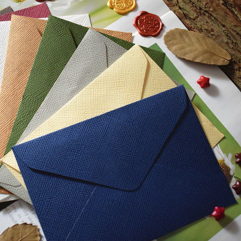 Letter Envelope Kraft - 50 PCS 20x15 ซม.ซองคลาสสิกสีขาวสีดํา Kraft BLANK