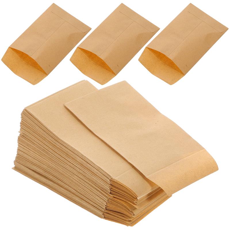 Letter Envelope Kraft - 100 ชิ้นคราฟท์ขนาดเล็กเมล็ดซองกระดาษสีน้ําตาลซองสําหรับเหรียญแสตมป์ปุ่มเงินสดเก็บซอง Blank Mailing Key