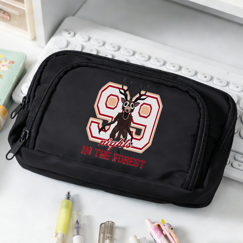Pencil Case Large - 99 คืนในป่า กล่องใส่ดินสอ กระเป๋าใส่ปากกาขนาดใหญ่ ลายการ์ตูน สำหรับเด็กชายและเด็กหญิง