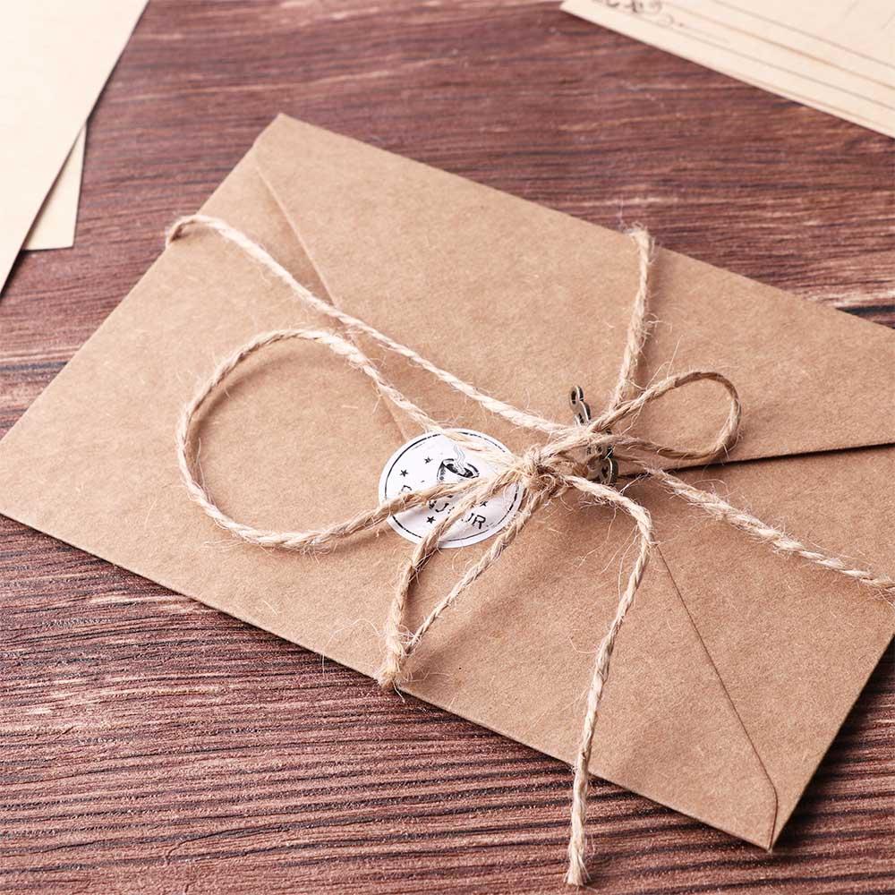 ยุโรปสไตล์เชิญซองจดหมาย Vintag - Letter Envelope Kraft บทวิจารณ์และราคา