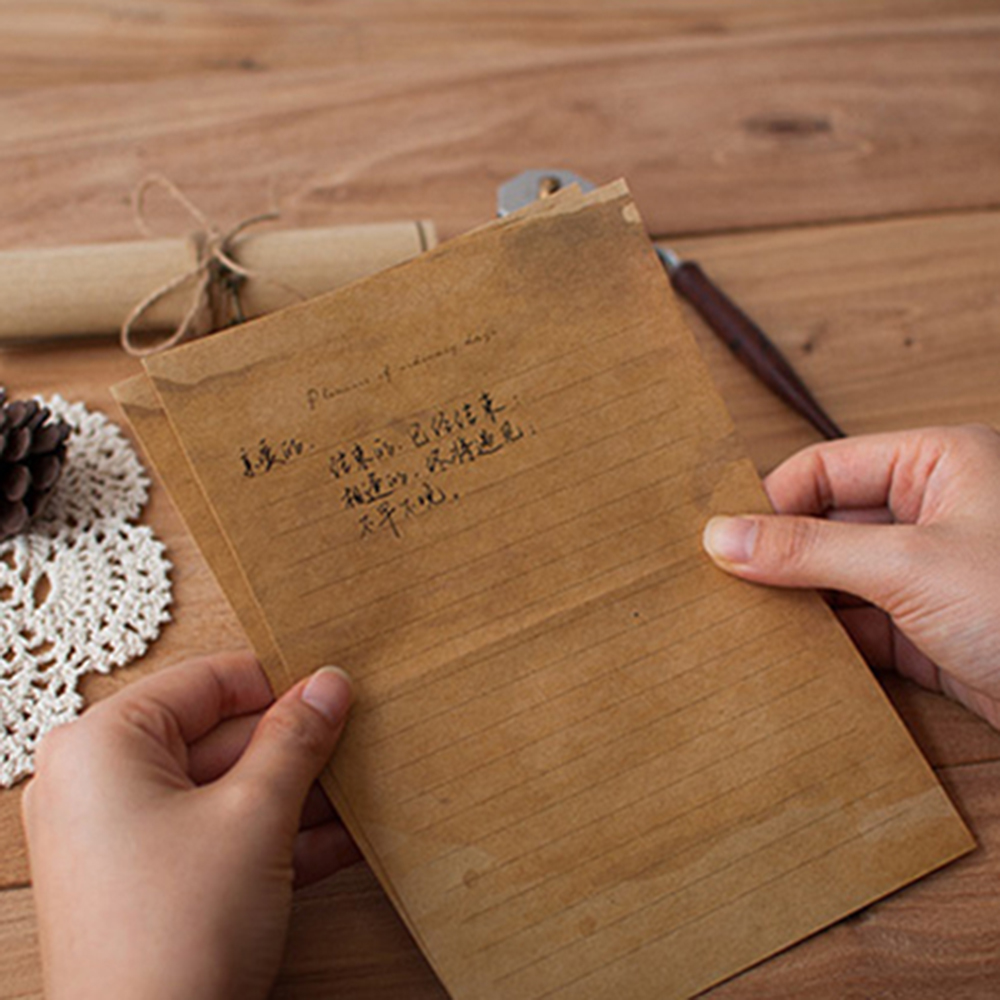 ยุโรปสไตล์เชิญซองจดหมาย Vintag - Letter Envelope Kraft บทวิจารณ์และราคา