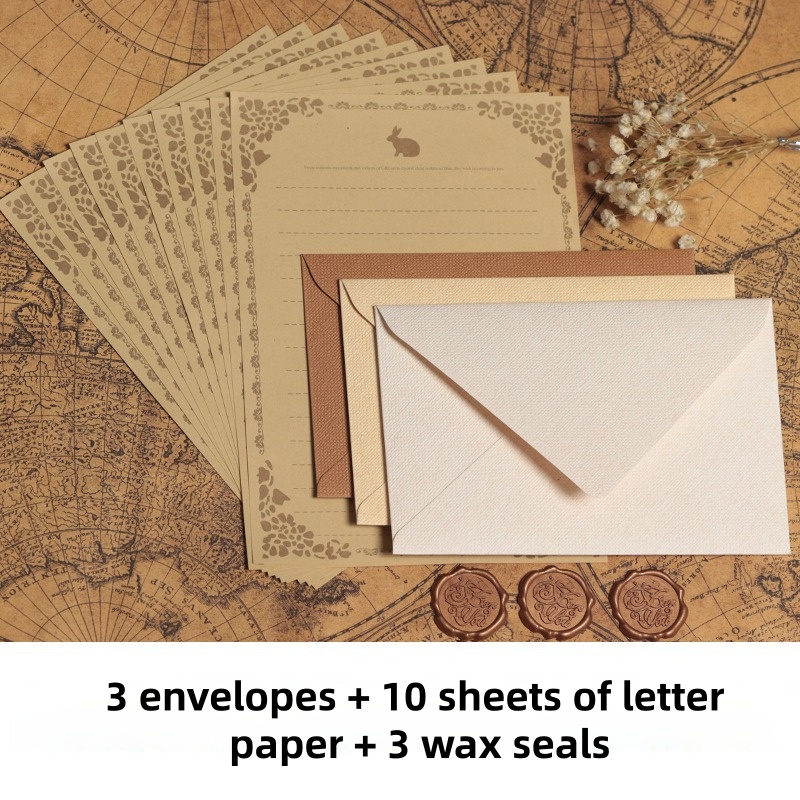 16 ชิ้น/ชุด ซองจดหมายผ้าลินินว - Letter Envelope Kraft บทวิจารณ์และราคา