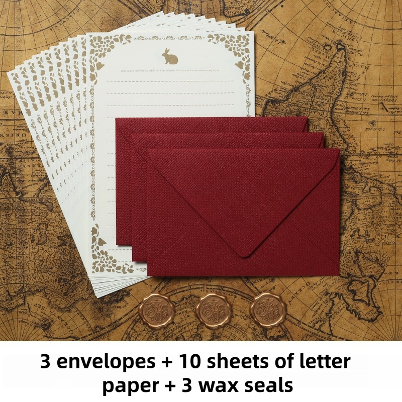 16 ชิ้น/ชุด ซองจดหมายผ้าลินินว - Letter Envelope Kraft บทวิจารณ์และราคา