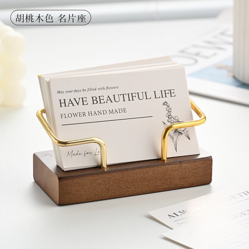 ที่ใส่นามบัตรไม้ ที่วางนามบัตร - Desk Name Plate บทวิจารณ์และราคา