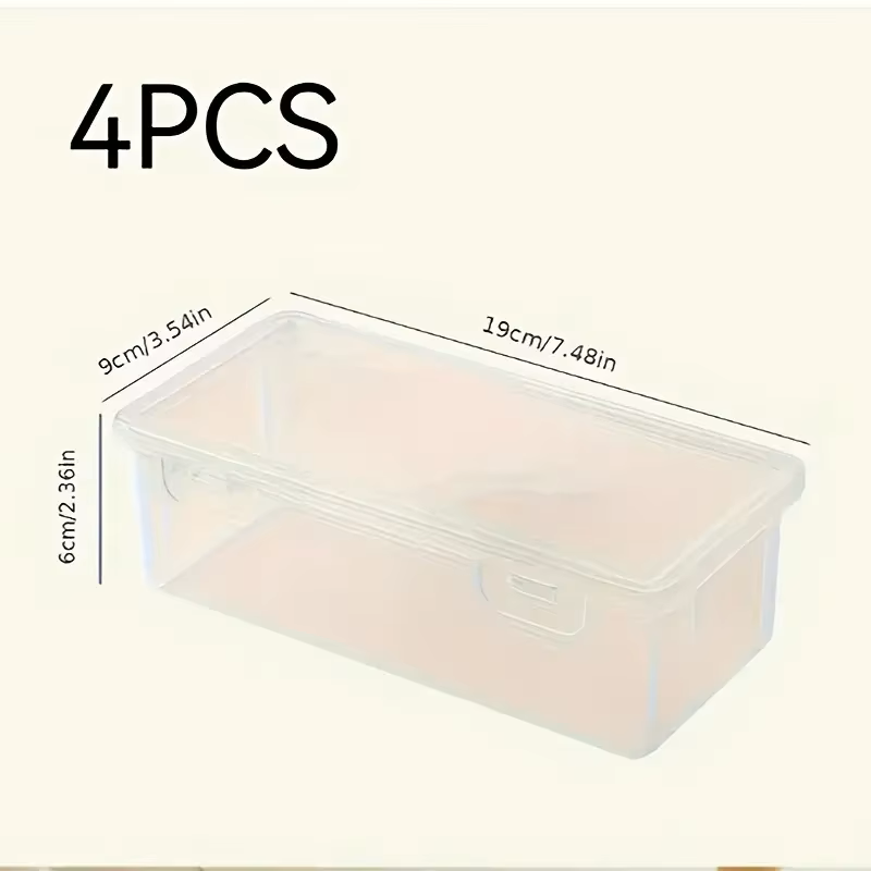 กล่องเก็บของ PP ใสขนาดใหญ่ 4 ใ - Stationery And Office Supply Stores บทวิจารณ์และราคา