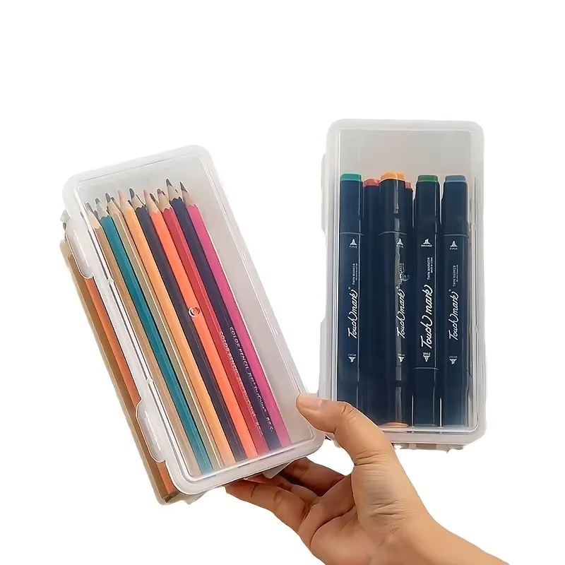 กล่องเก็บของ PP ใสขนาดใหญ่ 4 ใ - Stationery And Office Supply Stores บทวิจารณ์และราคา