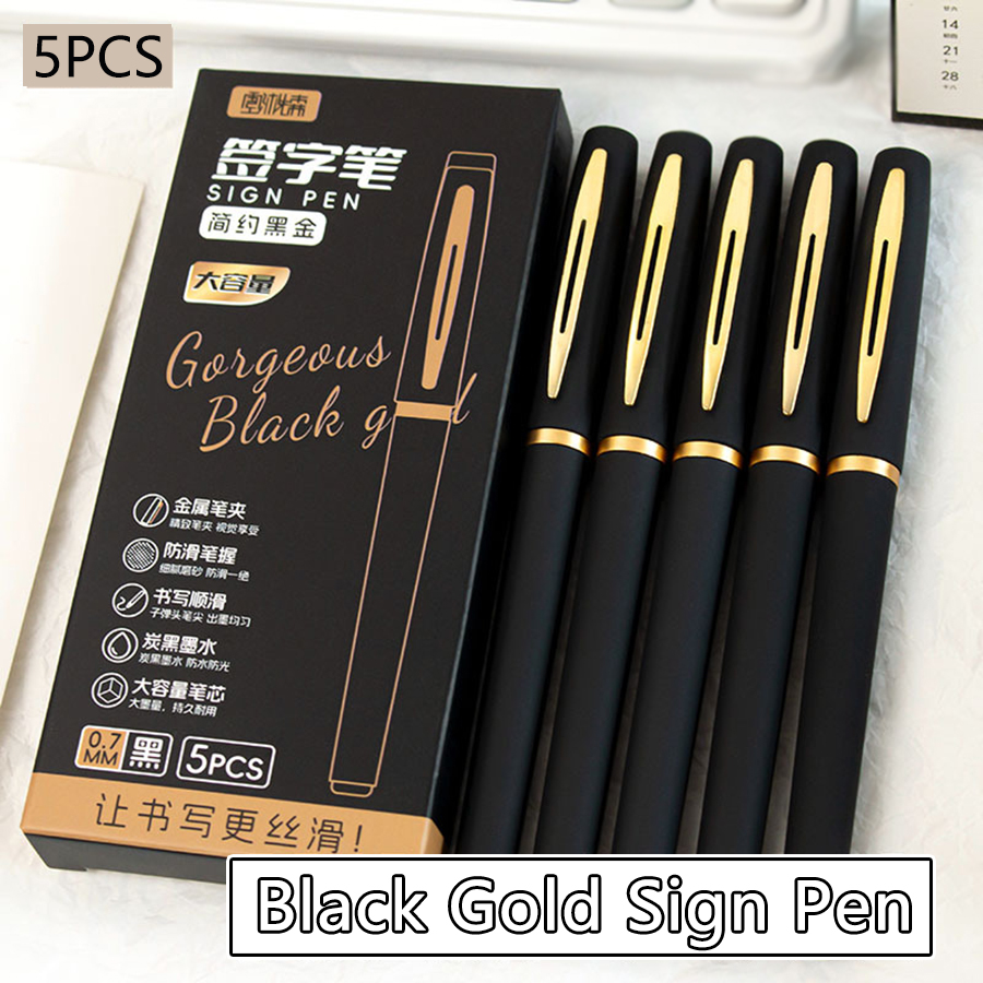 5 ชิ้น/แพ็คปากกาเจลขนาดใหญ่ 0. - Stationery Supply Business บทวิจารณ์และราคา