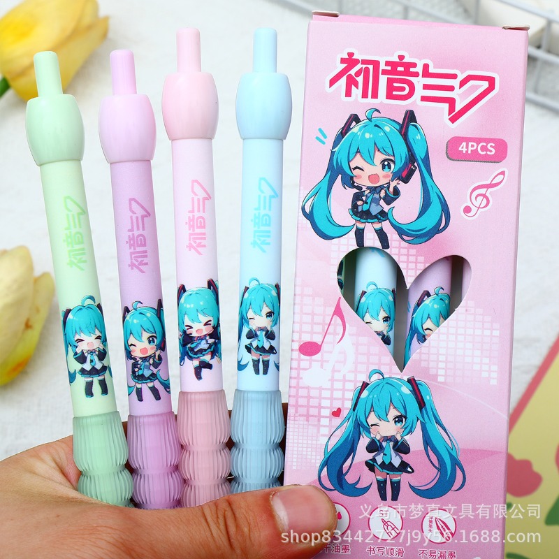 ปากกาเจลลายการ์ตูน Hatsune Mik - Gel Ink Pen Set บทวิจารณ์และราคา