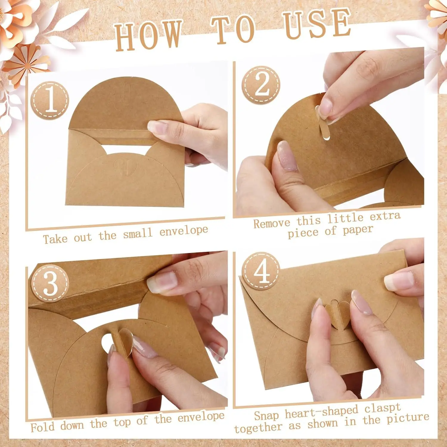 50 ชิ้น/ล็อต 10.5X7 ซม.ซองจดหม - Letter Envelope Kraft บทวิจารณ์และราคา