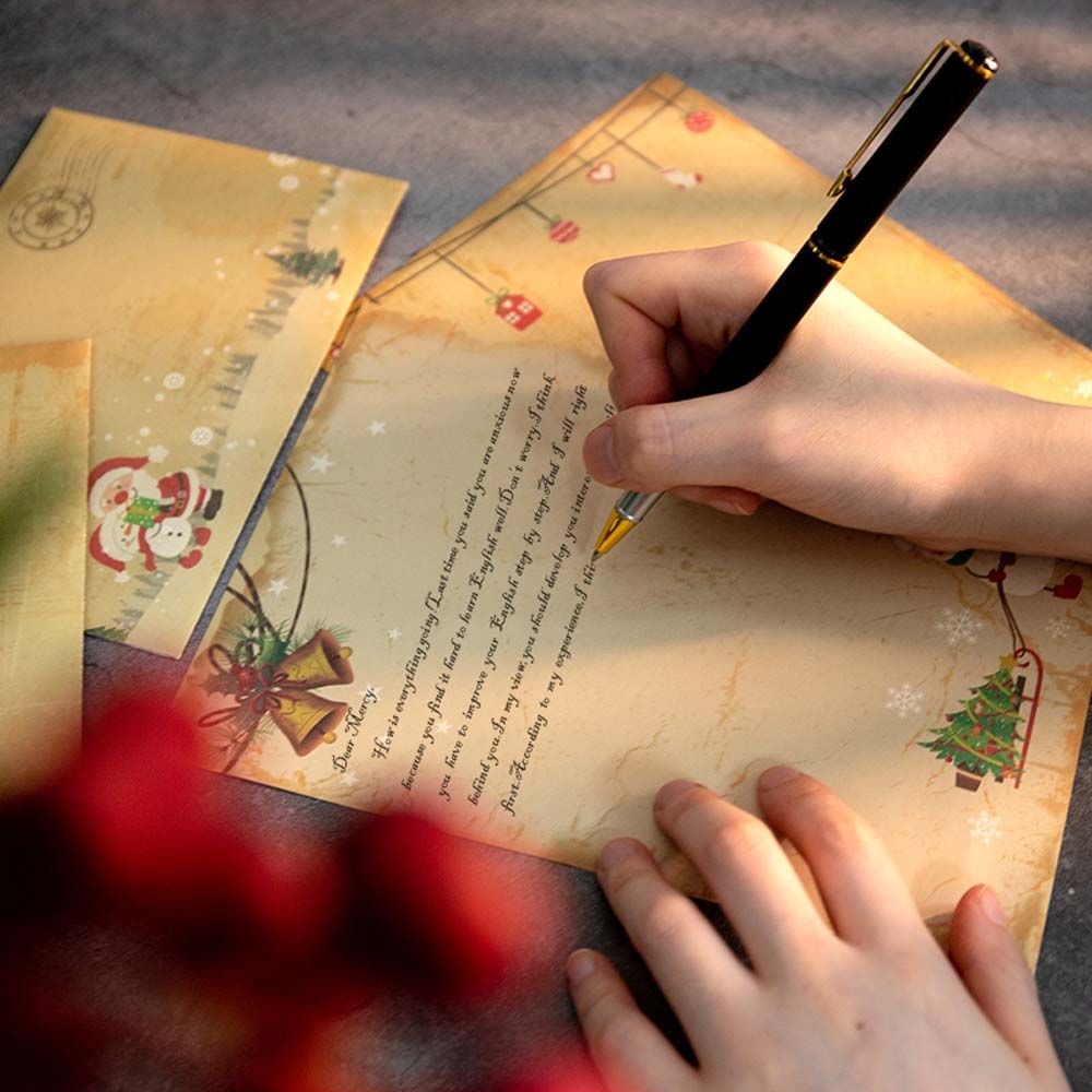 ซองจดหมายคริสต์มาส DIY สไตล์วิ - Letter Envelope Kraft บทวิจารณ์และราคา