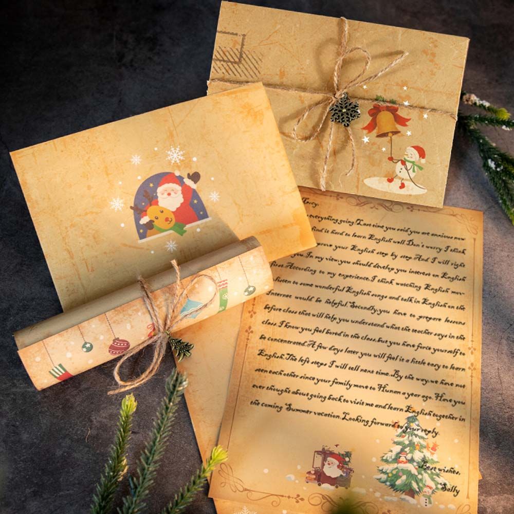ซองจดหมายคริสต์มาส DIY สไตล์วิ - Letter Envelope Kraft บทวิจารณ์และราคา
