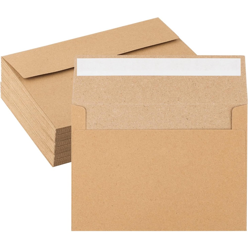 ซองกระดาษคราฟท์ 50 ซอง - ขนาด  - Letter Envelope Kraft บทวิจารณ์และราคา