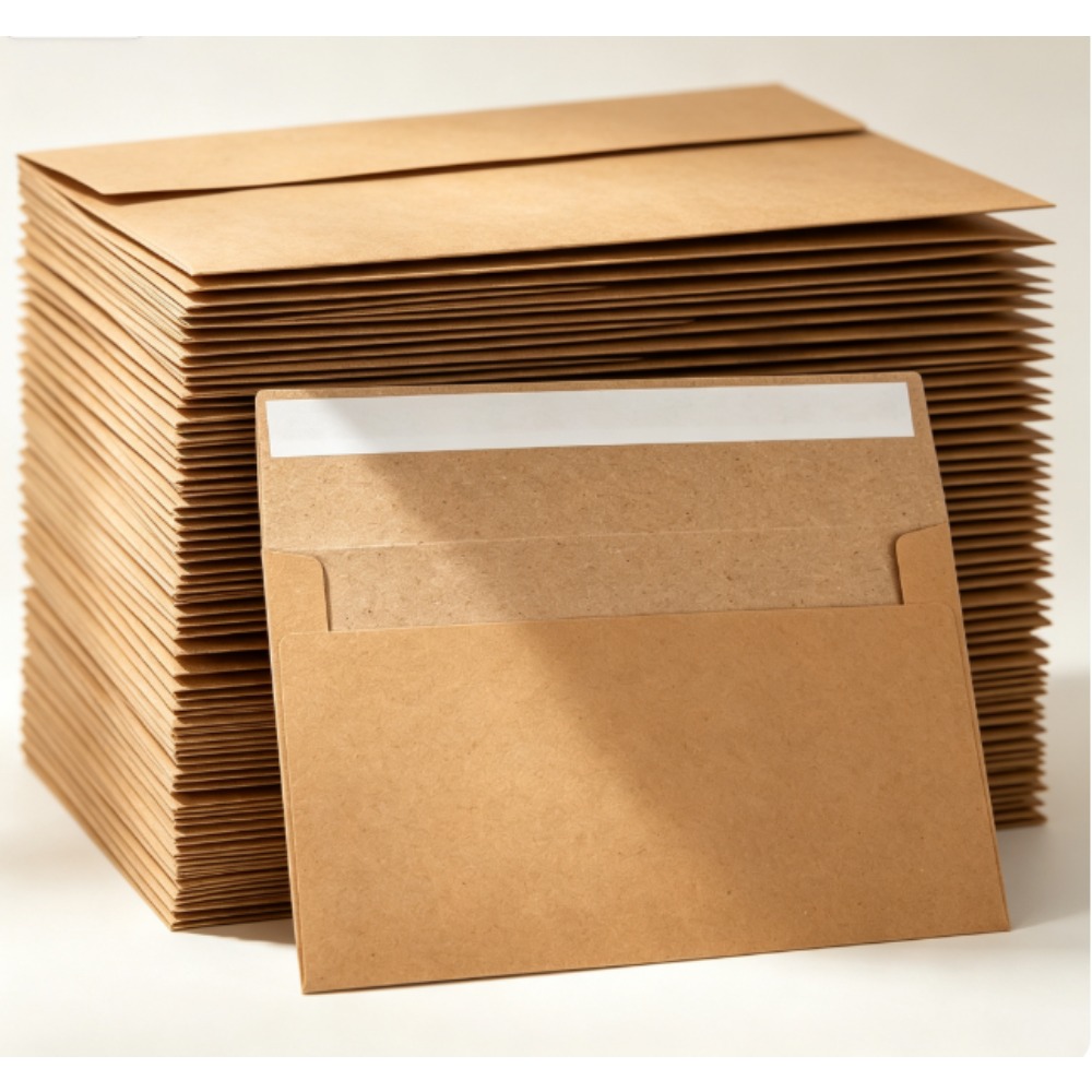ซองกระดาษคราฟท์ 50 ซอง - ขนาด  - Letter Envelope Kraft บทวิจารณ์และราคา