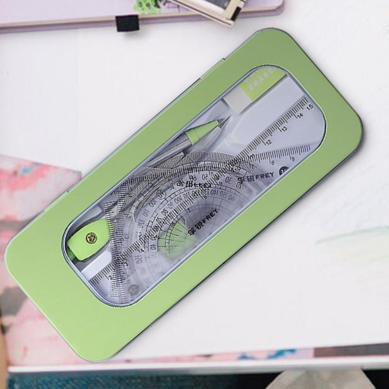 ไม้โปรแทรกเตอร์และชุดเข็มทิศชุ - Compass Geometry Set บทวิจารณ์และราคา