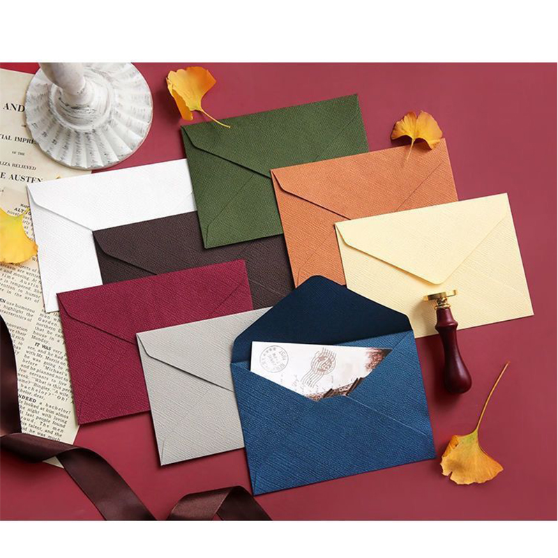 50 PCS 20x15 ซม.ซองคลาสสิกสีขา - Letter Envelope Kraft บทวิจารณ์และราคา