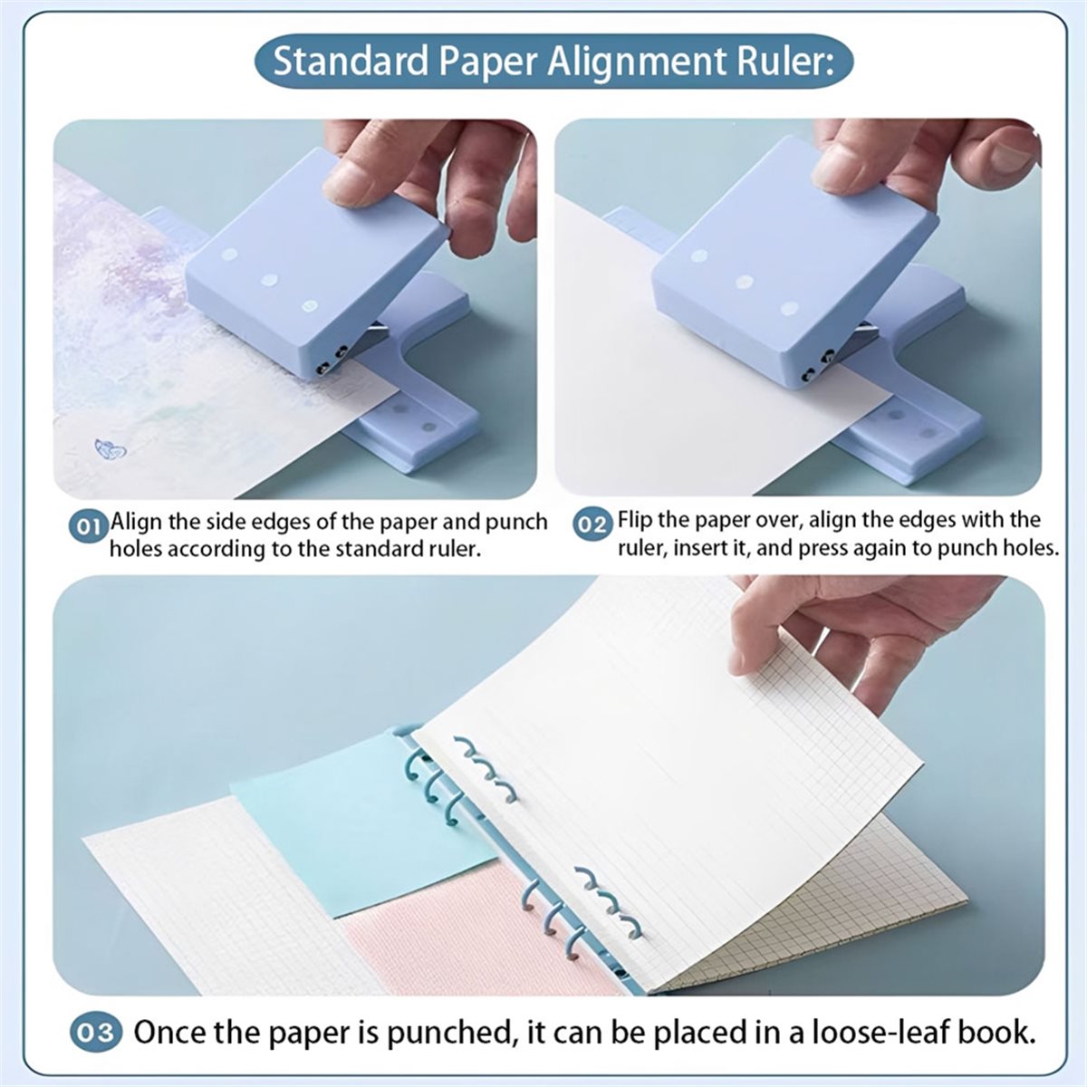 【คูปองสำหรับผู้ใช้ใหม่!】เครื่อ - Paper Punch 3 Hole บทวิจารณ์และราคา