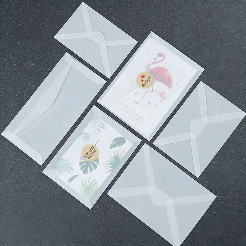 50 ชิ้น ซองจดหมายเปล่าโปร่งแสง - Letter Envelope Kraft บทวิจารณ์และราคา