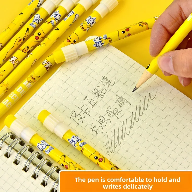 12 ชิ้น โปเกมอนดินสอพร้อมยางลบ - Office Supply Office Stationery Items บทวิจารณ์และราคา