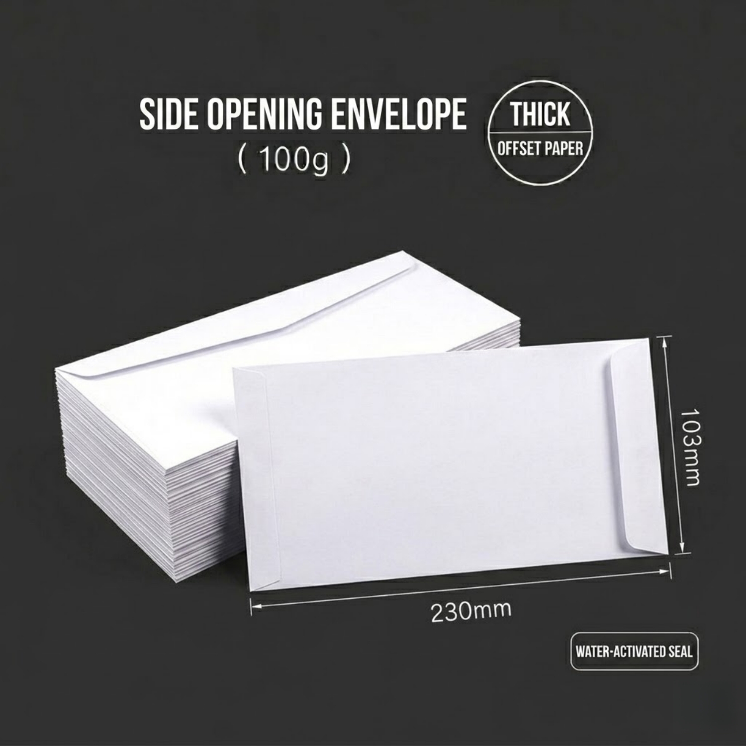 50 ชิ้น DL ซองจดหมายสีขาว 230x - Letter Envelope Kraft บทวิจารณ์และราคา