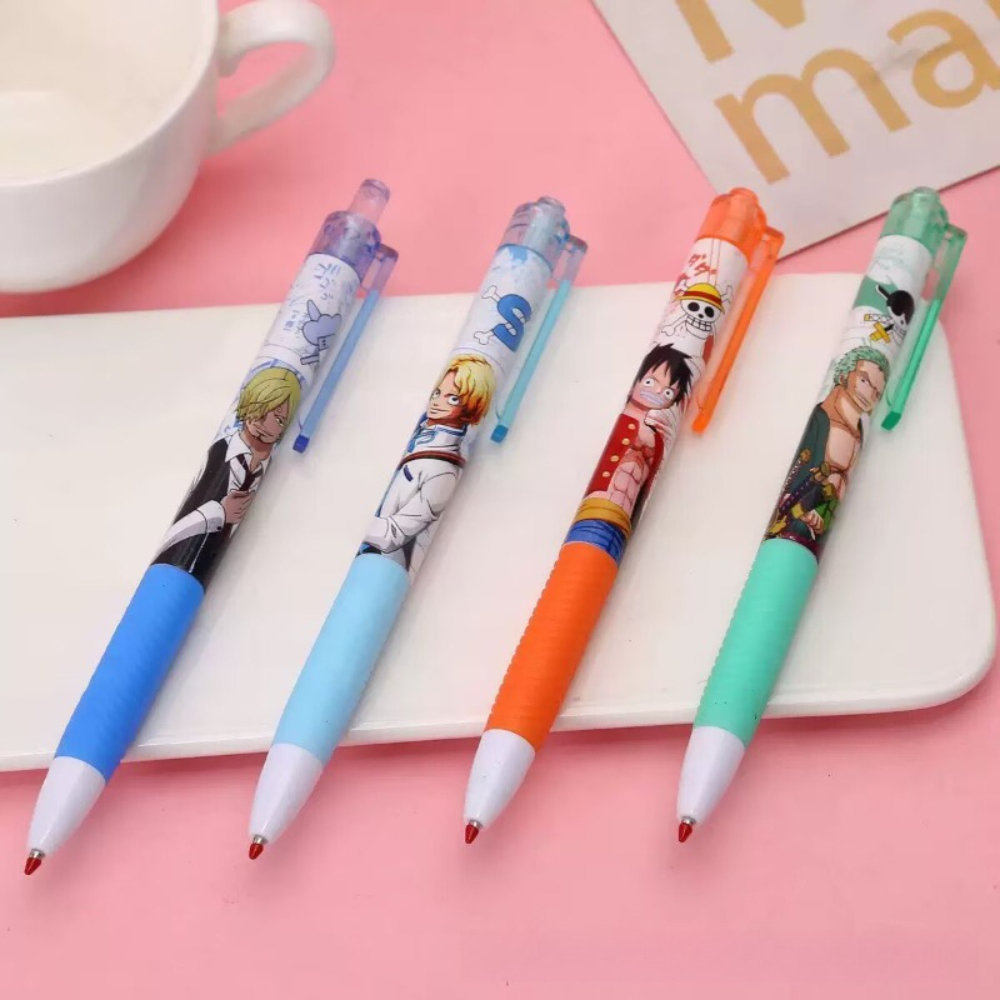 4/12/24 ชิ้นอะนิเมะวันพีชชุดปา - Gel Ink Pen Set บทวิจารณ์และราคา