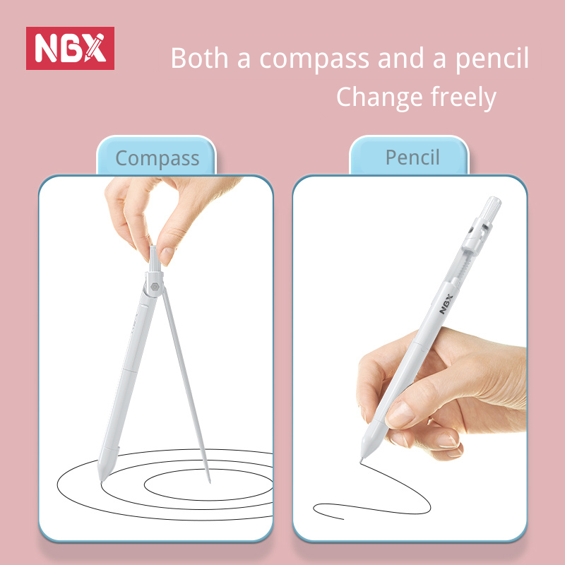 NBX เข็มทิศชุดดินสอวาดเขียนโรง - Compass Geometry Set บทวิจารณ์และราคา