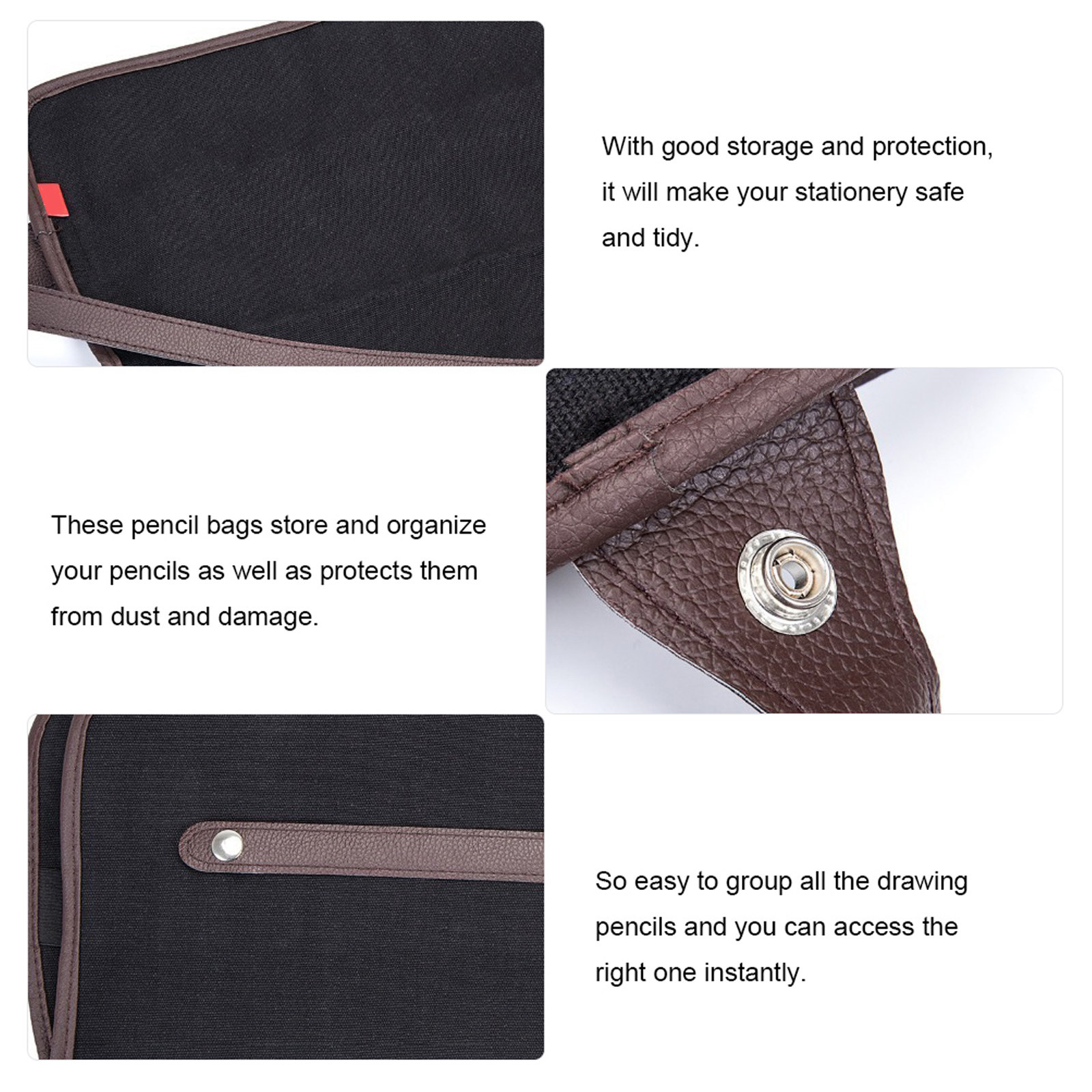 กระเป๋าผ้าแคนวาสสำหรับใส่ดินสอ - Pen Pouch Roll บทวิจารณ์และราคา